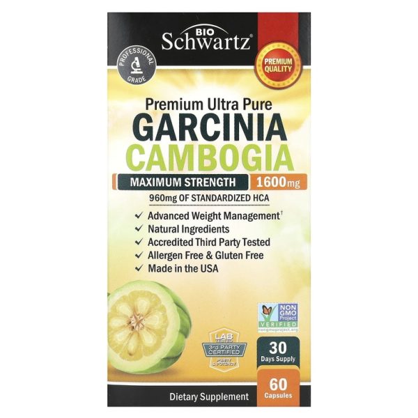 BioSchwartz, Garcina Cambogia, максимальная эффективность, 60 капсул (800 мг в 1 капсуле)