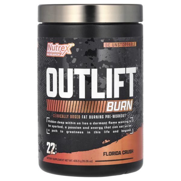 Nutrex Research, Outlife, Burn, Florida Crush, 426,9 г (15,06 унции)