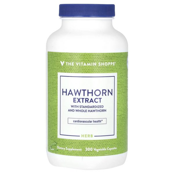The Vitamin Shoppe, экстракт боярышника, 300 вегетарианских капсул