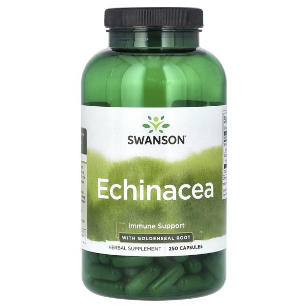 Swanson, эхинацея с корнем желтокорня, 250 капсул (Товар снят с продажи)