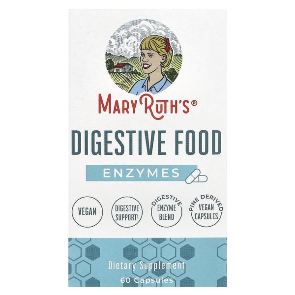 MaryRuth's, пищевые пищеварительные ферменты, 60 капсул (Товар снят с продажи)