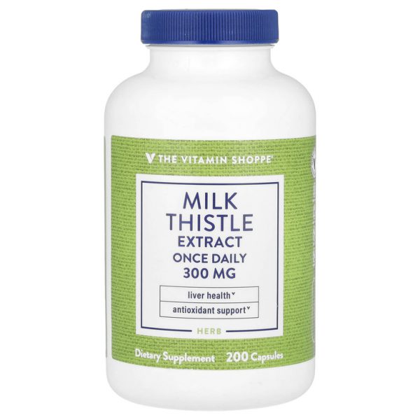 The Vitamin Shoppe, Экстракт расторопши, 300 мг, 200 капсул