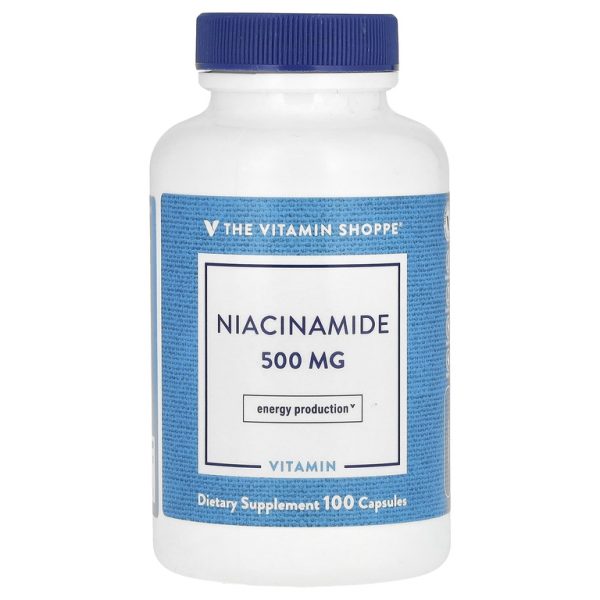 The Vitamin Shoppe, Ниацинамид, 500 мг, 100 капсул