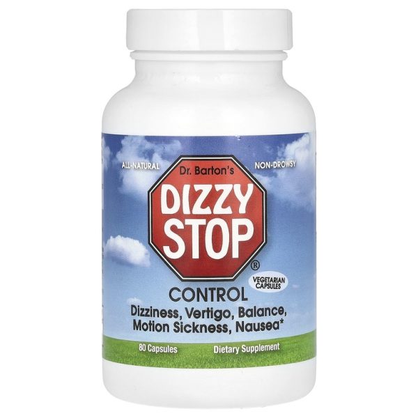 Dr. Barton's, Dizzy Stop Control, 80 капсул