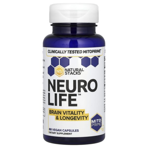 Natural Stacks, Neuro Life, 60 веганских капсул