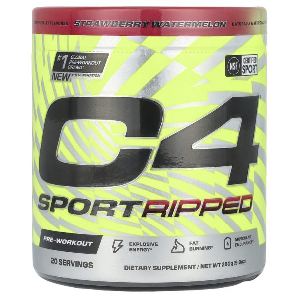 C4 / Cellucor, C4 Sport Ripped, Pre-Workout, Strawberry Watermelon, 9.9 oz (280 g)