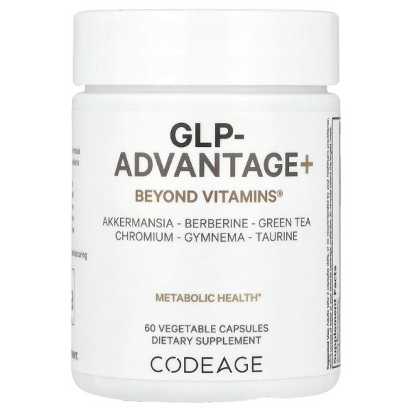Codeage, GLP-Advantage +, Beyond Vitamins®, 60 растительных капсул
