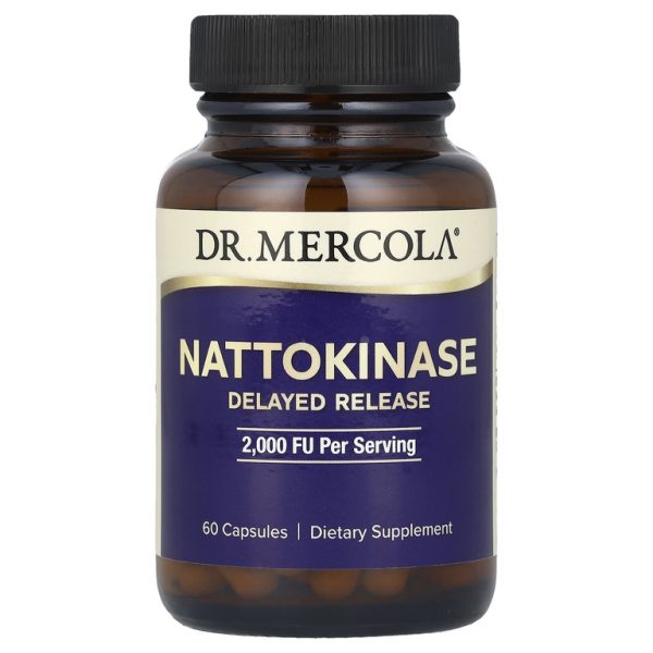 Dr. Mercola, Наттокиназа, 2000 FU, 60 капсул
