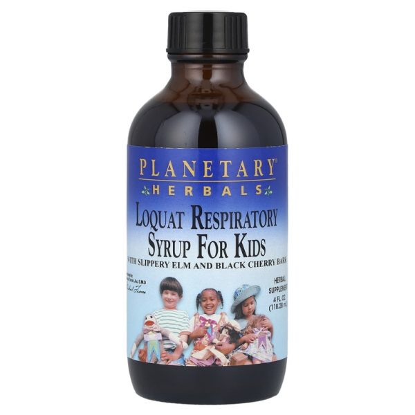 Planetary Herbals, Респираторный сироп из мушмулы для детей, 118,28 мл (4 жидк. унц.)