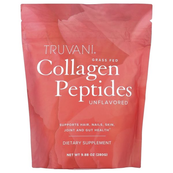 Truvani, Пептиды коллагена от травяного откорма, без добавок, 280 г (9,88 унции)