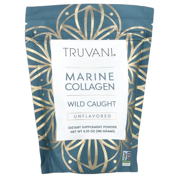 Truvani, Морской коллаген из дикой рыбы, без добавок, 180 г (6,35 унции)