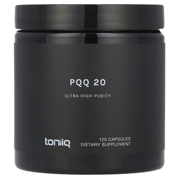 Toniiq, PQQ 20, 120 капсул (20 мг на капсулу)