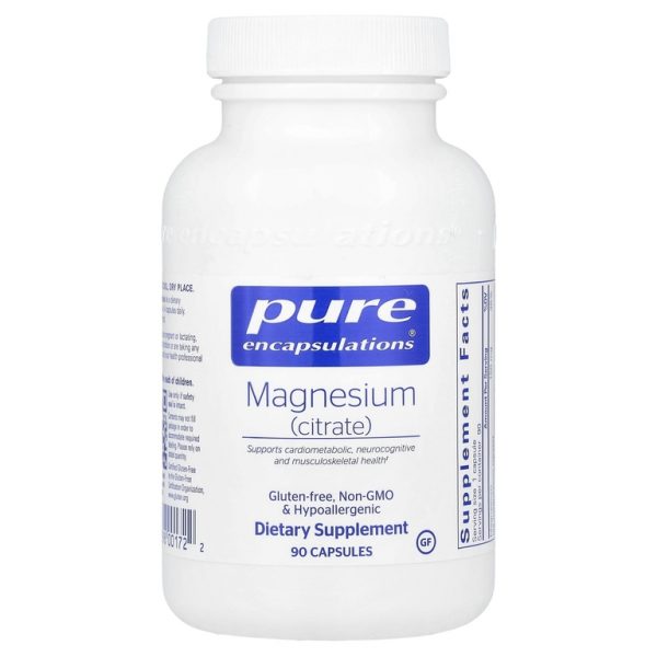 Pure Encapsulations, Магний (цитрат), 150 мг, 90 капсул