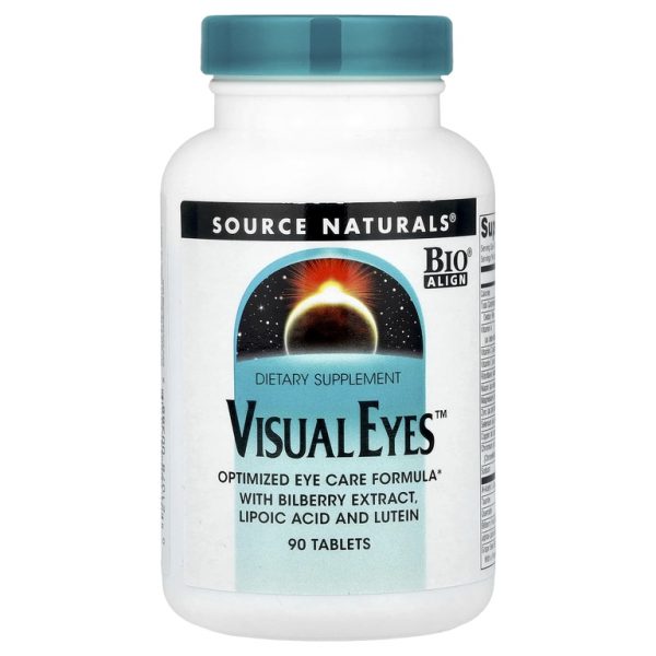 Source Naturals, Visual Eyes, мульти-питательный комплекс, 90 таблеток
