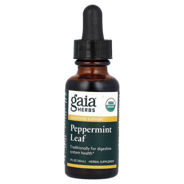 Gaia Herbs, лист перечной мяты, 30 мл (1 жидк. унция) (Товар снят с продажи)