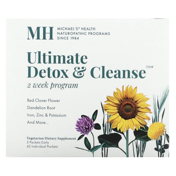 Michael's Health, Ultimate Detox & Cleanse, детокс и очищение, 42 пакетика