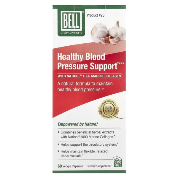 Bell Lifestyle, Healthy Blood Pressure Support ™, 60 растительных капсул