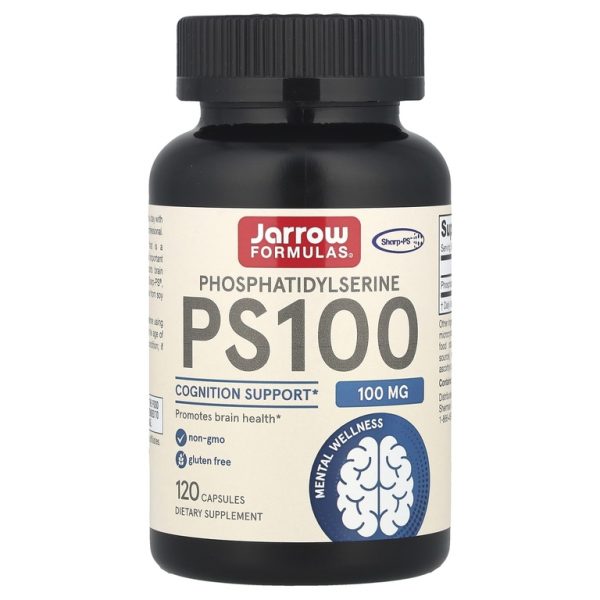 Jarrow Formulas, PS 100, фосфатидилсерин, 100 мг, 120 капсул