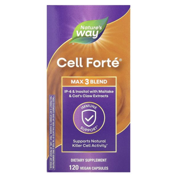Nature's Way, Cell Forté MAX3, 120 веганских капсул