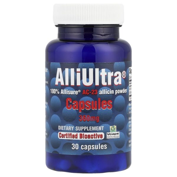 Allimax, AlliUltra® капсулы, 360 мг, 30 капсул