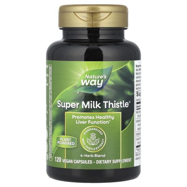 Nature's Way, Super Milk Thistle®, 120 веганских капсул
