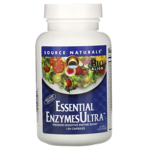 Source Naturals, Essential EnzymesUltra, 120 капсул