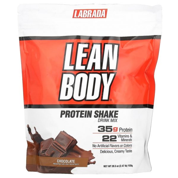 Labrada Nutrition, Lean Body, протеиновая смесь для приготовления коктейля, со вкусом шоколада, 1120 г (2,47 фунта)