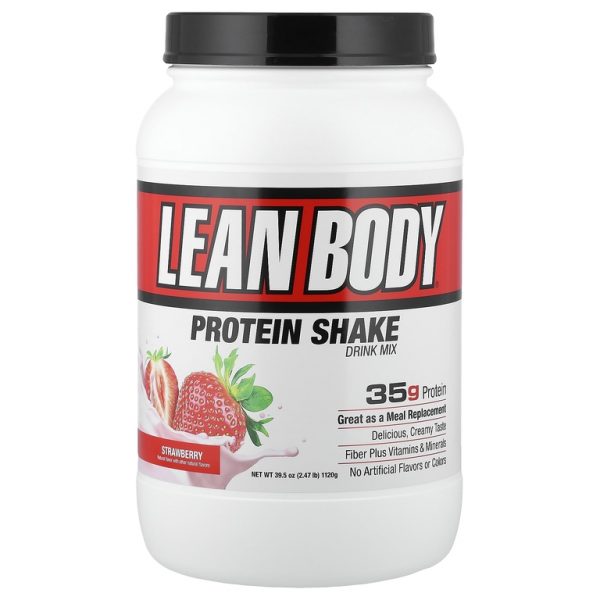 Labrada Nutrition, Lean Body, протеиновая смесь для приготовления коктейля, клубника, 1120 г (2,47 фунта)