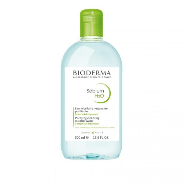 BIODERMA Sebium H2O Makeup Remover Cleansing Water 500 ml. Оригинал