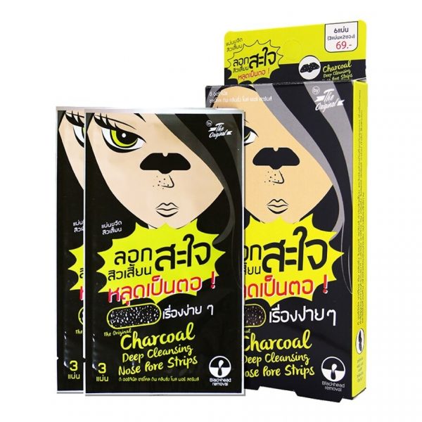 The Original Charcoal Deep Cleansing Nose Pore Strips 6's Оригинал