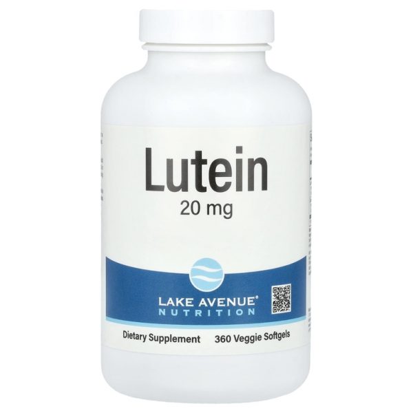 Lake Avenue Nutrition, Лютеин, 20 мг, 360 растительных капсул