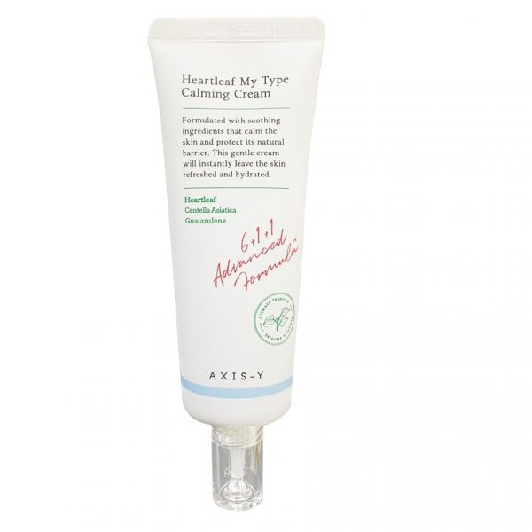 Axis-Y Heartleaf My Type Calming Cream 60 Ml. ครีม บำรุงผิว ชุ่มชื้น Оригинал