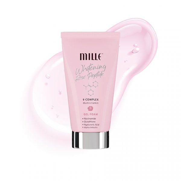 Mille Whitening Rose Peptide 9 Complex Gel Foam 100g. Оригинал