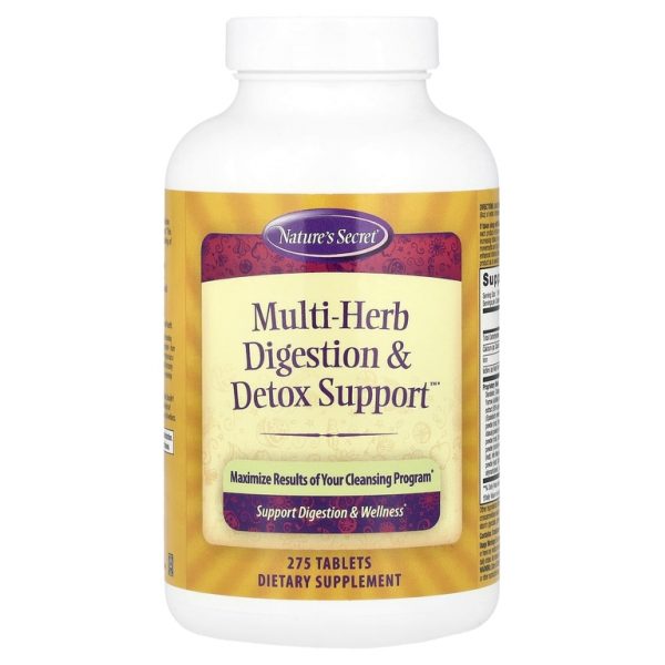 Nature's Secret, Multi-Herb Digestion & Detox Support ™, 275 таблеток