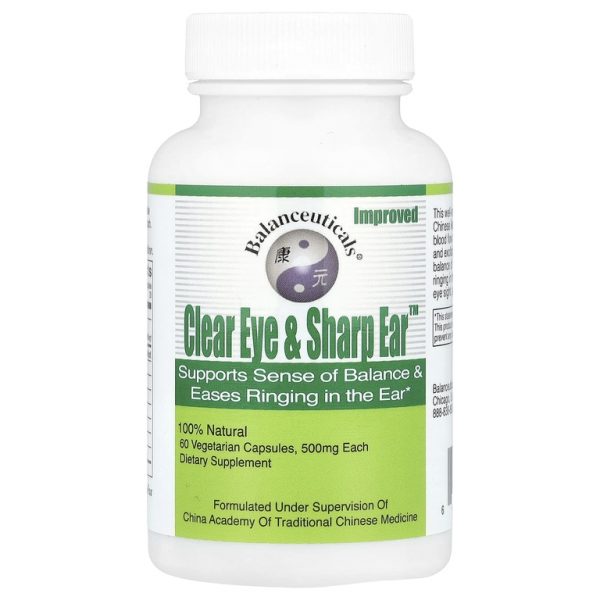 Balanceuticals, Clear Eye и Sharp Ear™, 60 вегетарианских капсул