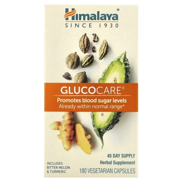 Himalaya, Пищевая добавка GlucoCare, 180 растительных капсул