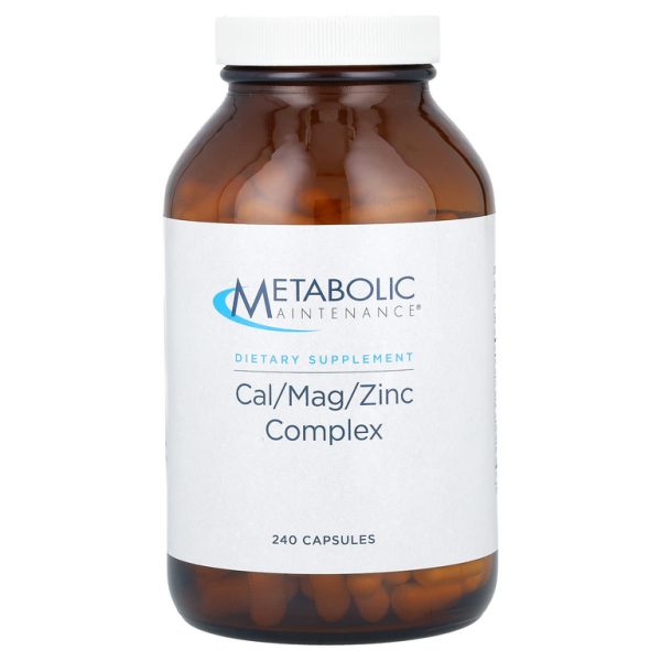 Metabolic Maintenance, комплекс кальция, магния и цинка, 240 капсул (Товар снят с продажи)