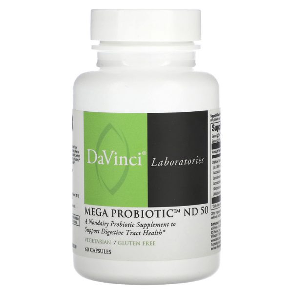 DaVinci Laboratories, Mega Probiotic ND 50, 60 капсул