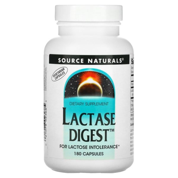 Source Naturals, Lactase Digest, 180 капсул