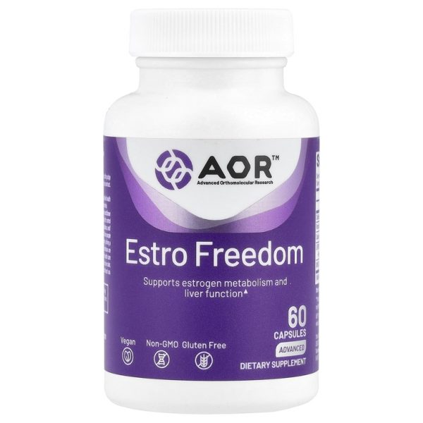 Advanced Orthomolecular Research AOR, Estro Freedom, 60 вегетарианских капсул