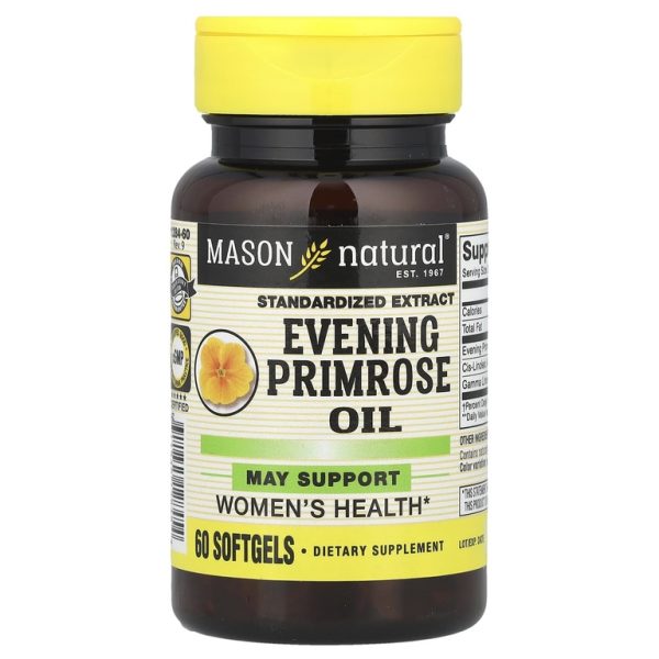 Mason Natural, Масло вечерней примулы, 60 капсул