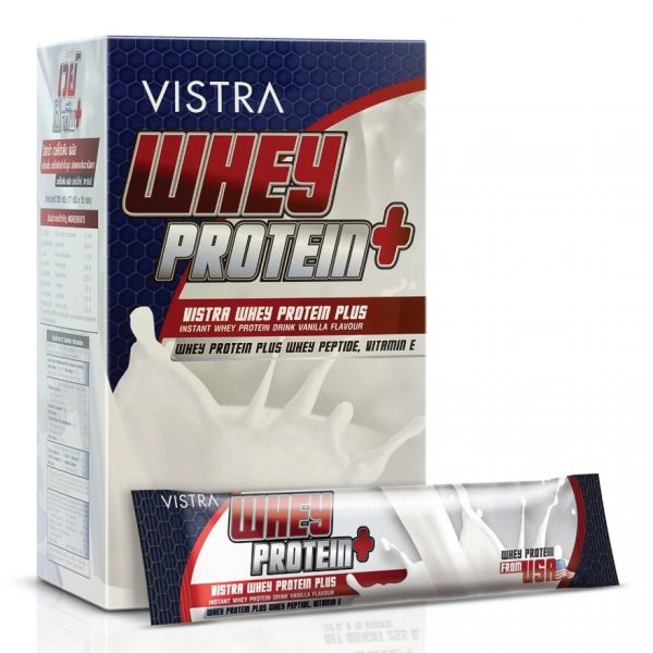 Vistra Whey Protien Plus Vanila 15 Sac Оригинал