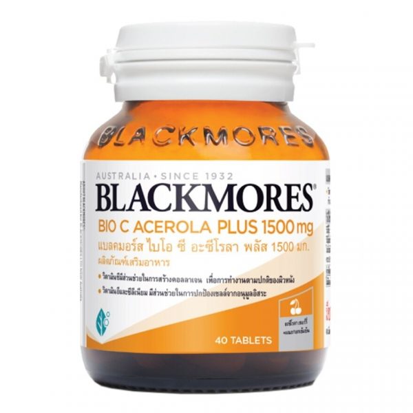 Blackmores Bio C Acerola Plus 1500 mg40Tab Оригинал