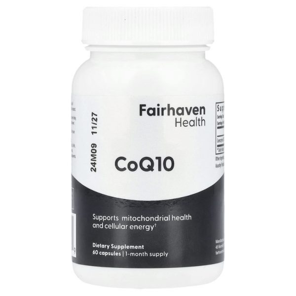 Fairhaven Health, коэнзим Q10, 60 капсул (100 мг в 1 капсуле)