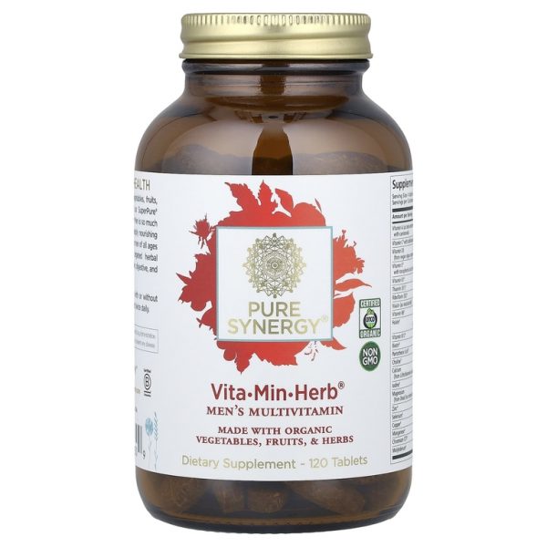 Pure Synergy, Vita-Min-Herb®, мультивитамины для мужчин, 120 таблеток