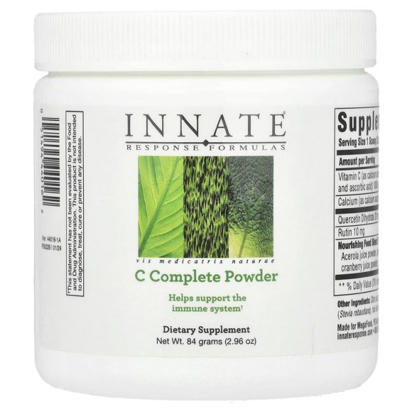 Innate Response Formulas, C Complete, смесь для поддержки иммунитета с витамином С в порошке, 84 г (2,96 унции)