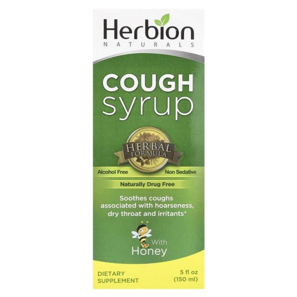 Herbion Naturals, Сироп от кашля с медом, без спирта, 150 мл (5 жидк. унц.)