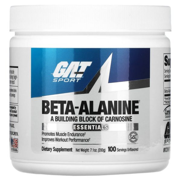 GAT, Бета-аланин, без вкусовых добавок, 200 г (Товар снят с продажи)