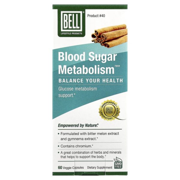 Bell Lifestyle, Blood Sugar Metabolism ™, 60 растительных капсул