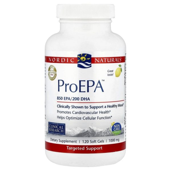 Nordic Naturals, ProEPA ™, лимон, 120 капсул